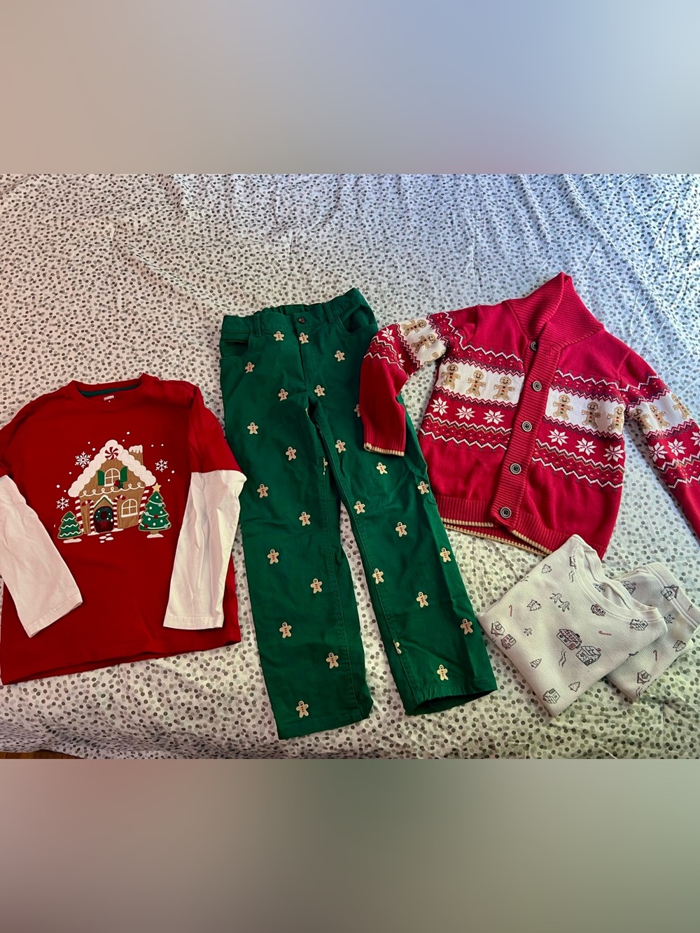 GYMBOREE BOYS (8) GINGERBREAD BUNDLE LOT OF CLOTHES